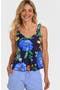  Navy/Exploded Poppy Floral