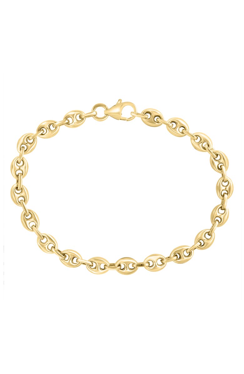 EFFY 14K Gold Plated Sterling Silver Mariner Chain Bracelet, Main, color, Gold Plated