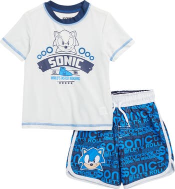 Kids' Sonic Short Sleeve Rashguard Swim Set