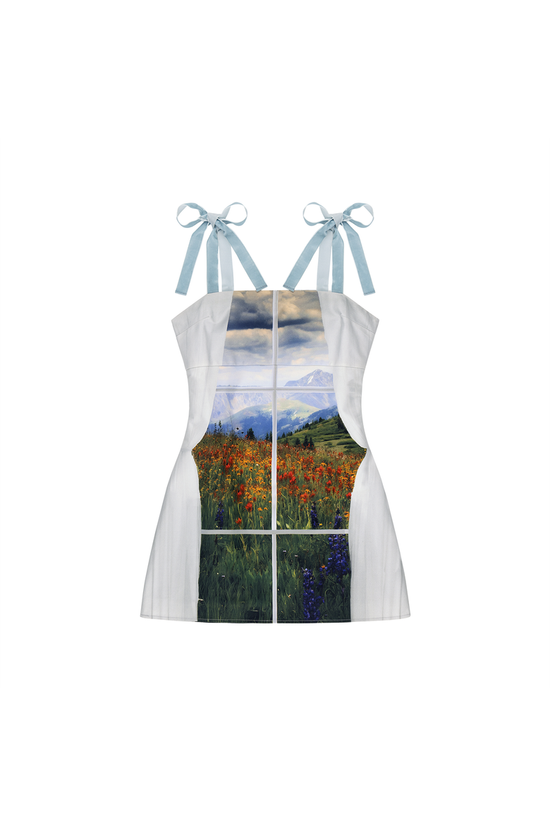 Camila Dress, Main, color, Room With a View
