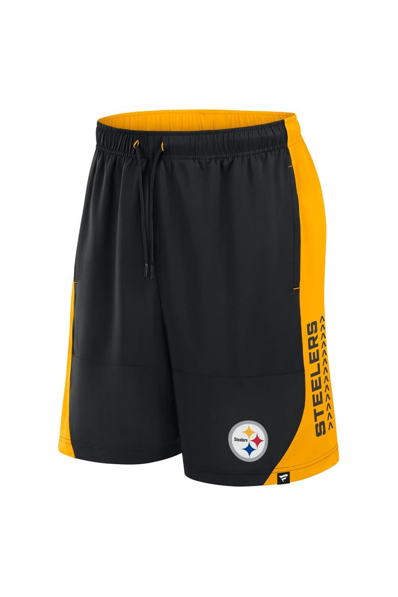 Men's Fanatics Black Pittsburgh Steelers No Defense Shorts, Alternate, color, Black
