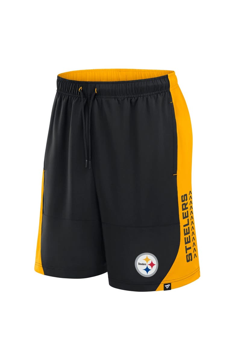 FANATICS Men's Fanatics Black Pittsburgh Steelers No Defense Shorts, Alternate, color, Black