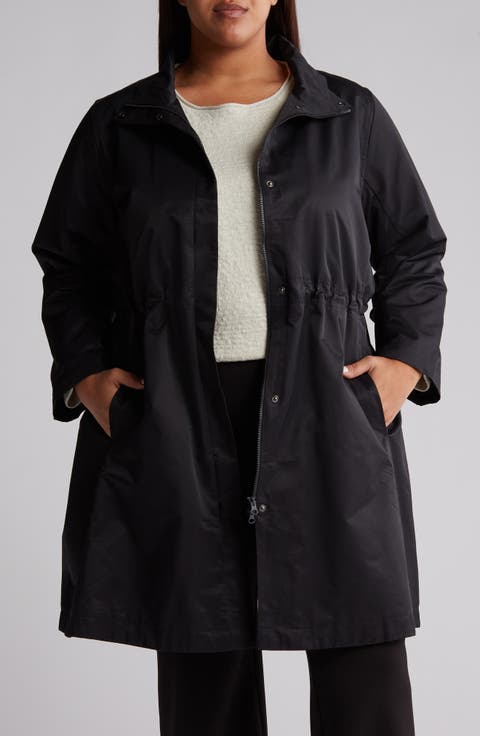 Organic Cotton Blend Coat (Plus)