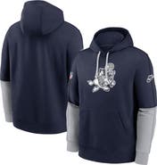 Nike Men's Nike Navy Dallas Cowboys Sideline Club Pullover Hoodie