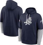Nike Men's Nike Navy Dallas Cowboys Sideline Club Pullover Hoodie