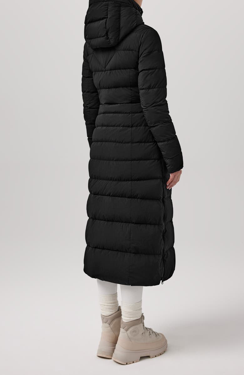 Canada Goose Clair Long 750 Fill Power Down Puffer Coat, Alternate, color, Black - Noir