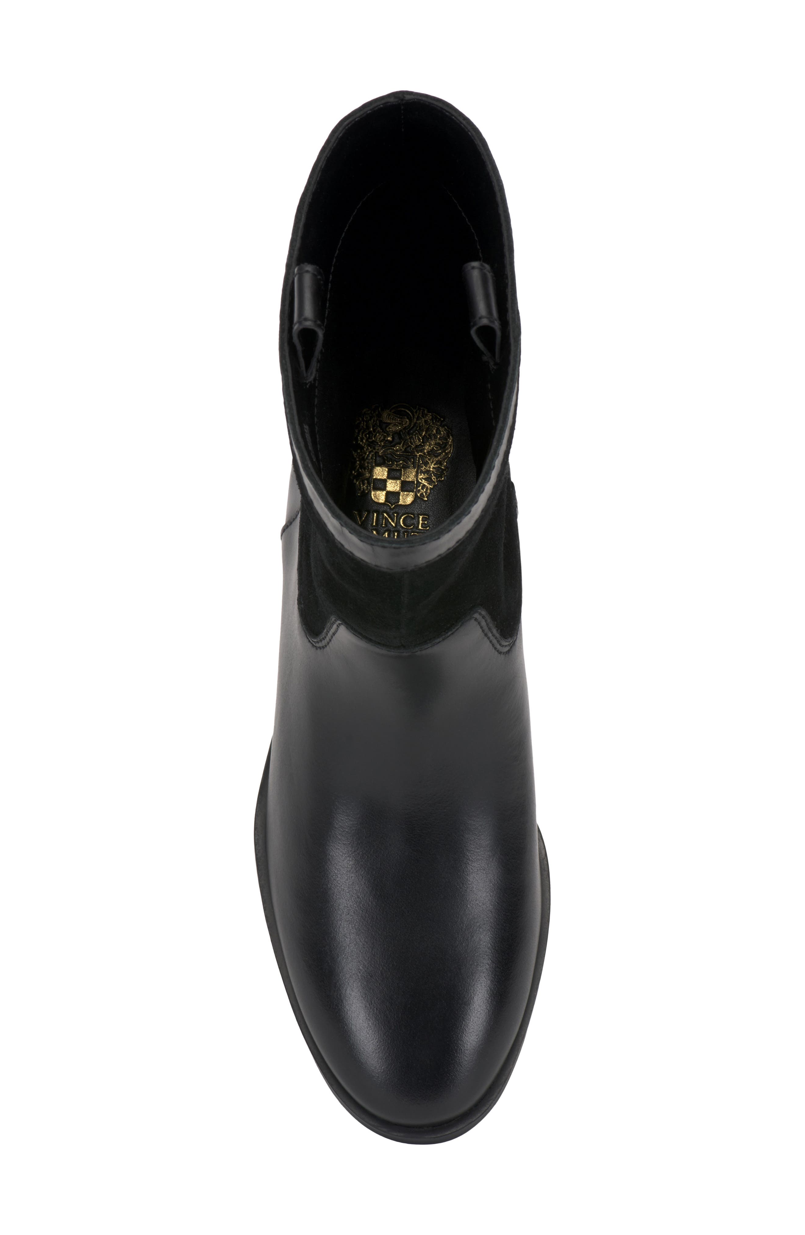 Bezzley Leather Bootie, Alternate, color, BLACK