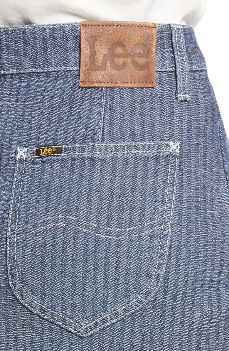 Lee Denim Miniskirt, Alternate, color, 