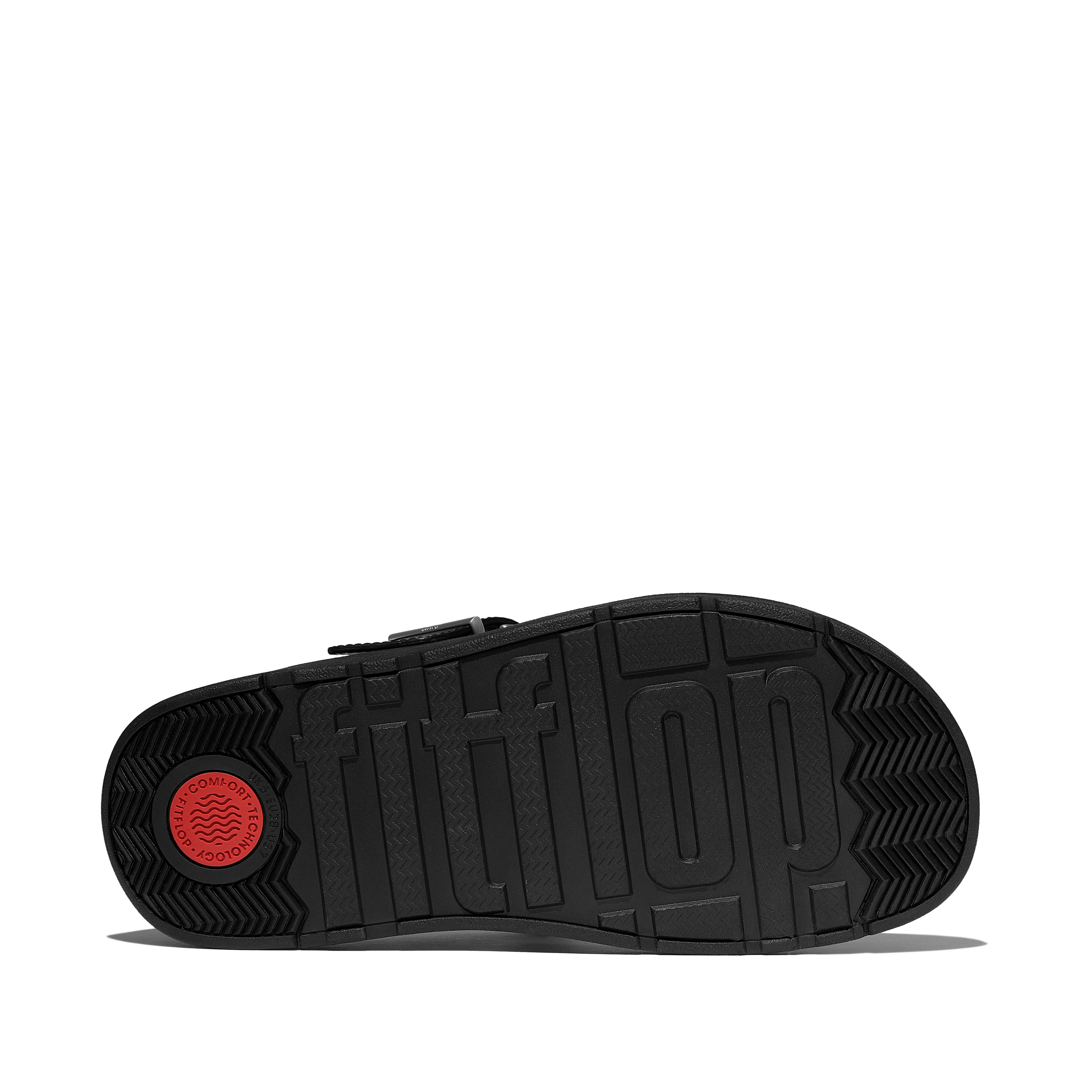 FitFlop Gen-FF Buckle lea Toe-Post, Alternate, color, Black