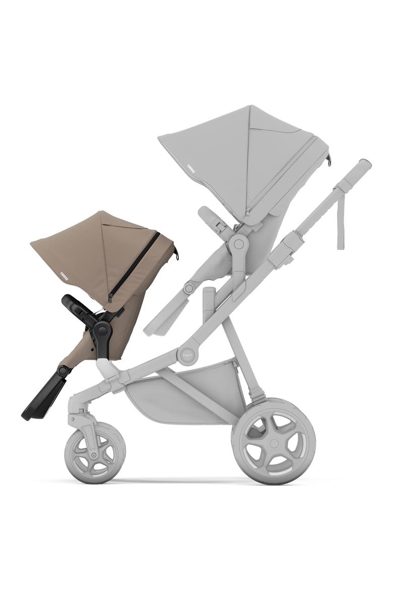 Sibling Seat Attachment for Sleek 2 Stroller, Alternate, color, TINTED TAUPE