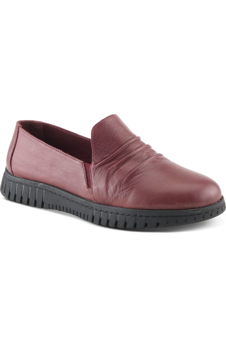 Spring Step Patton Loafer, Main, color, Dark Red