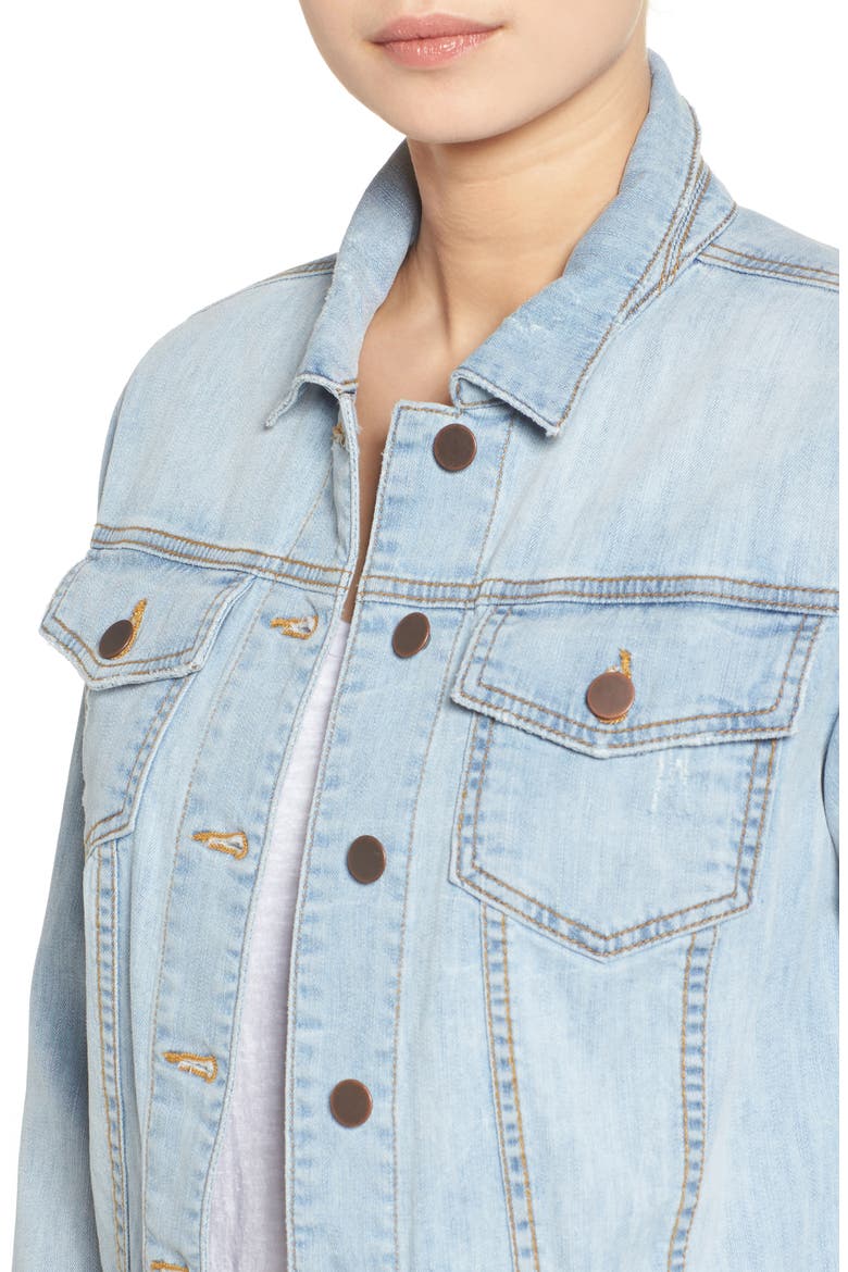 Helena Denim Jacket, Alternate, color, APPROACH