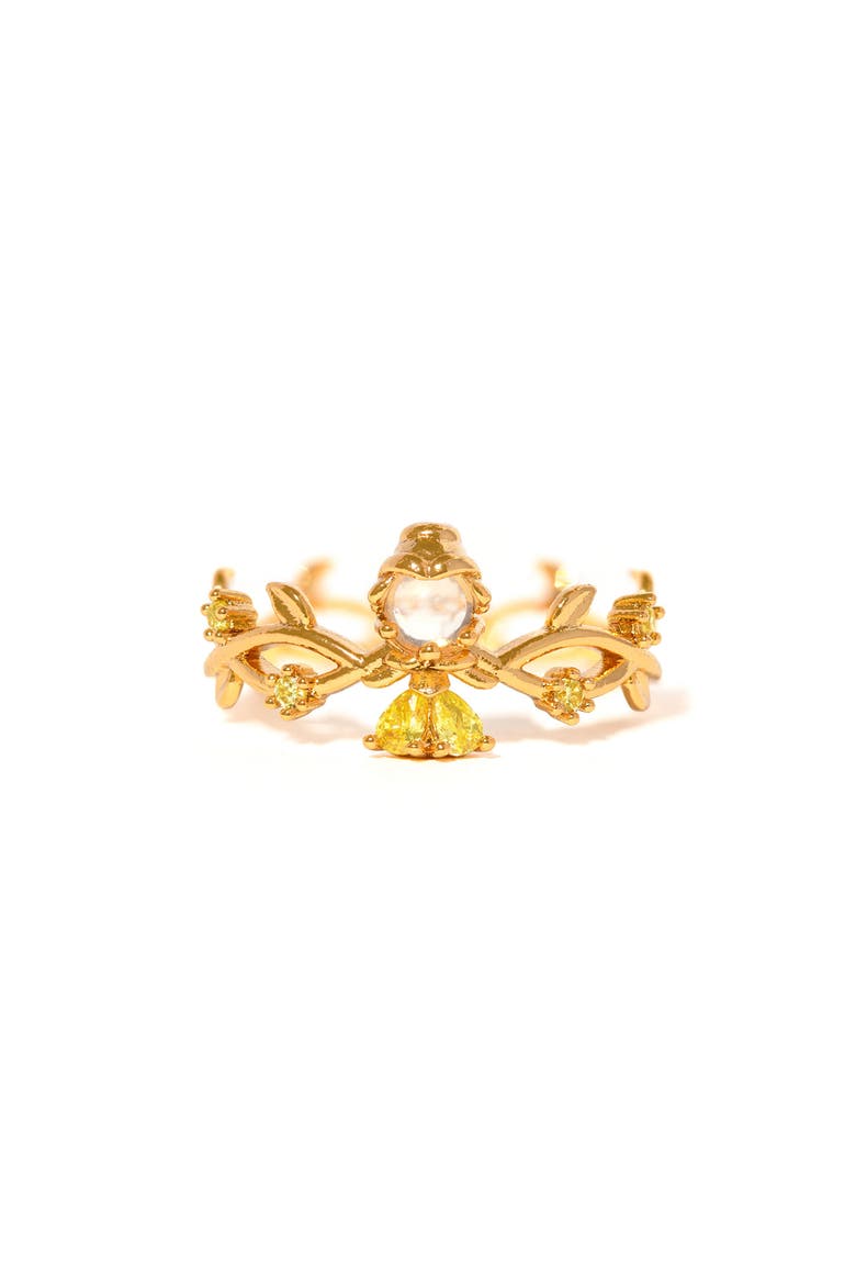 x Disney Beauty & The Beast Belle Ring, Main, color, GOLD