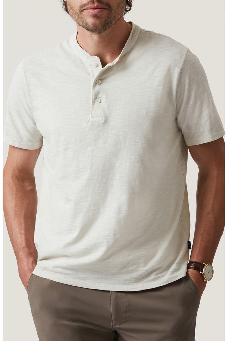 Slub Cotton Henley, Main, color, IVORY