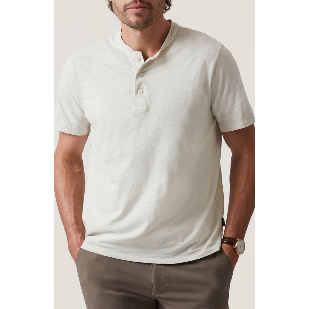 34 Heritage Slub Cotton Henley In Ivory