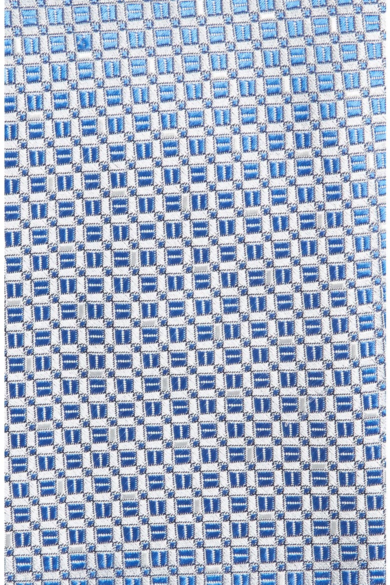 Neat Silk Tie, Alternate, color, BLUE