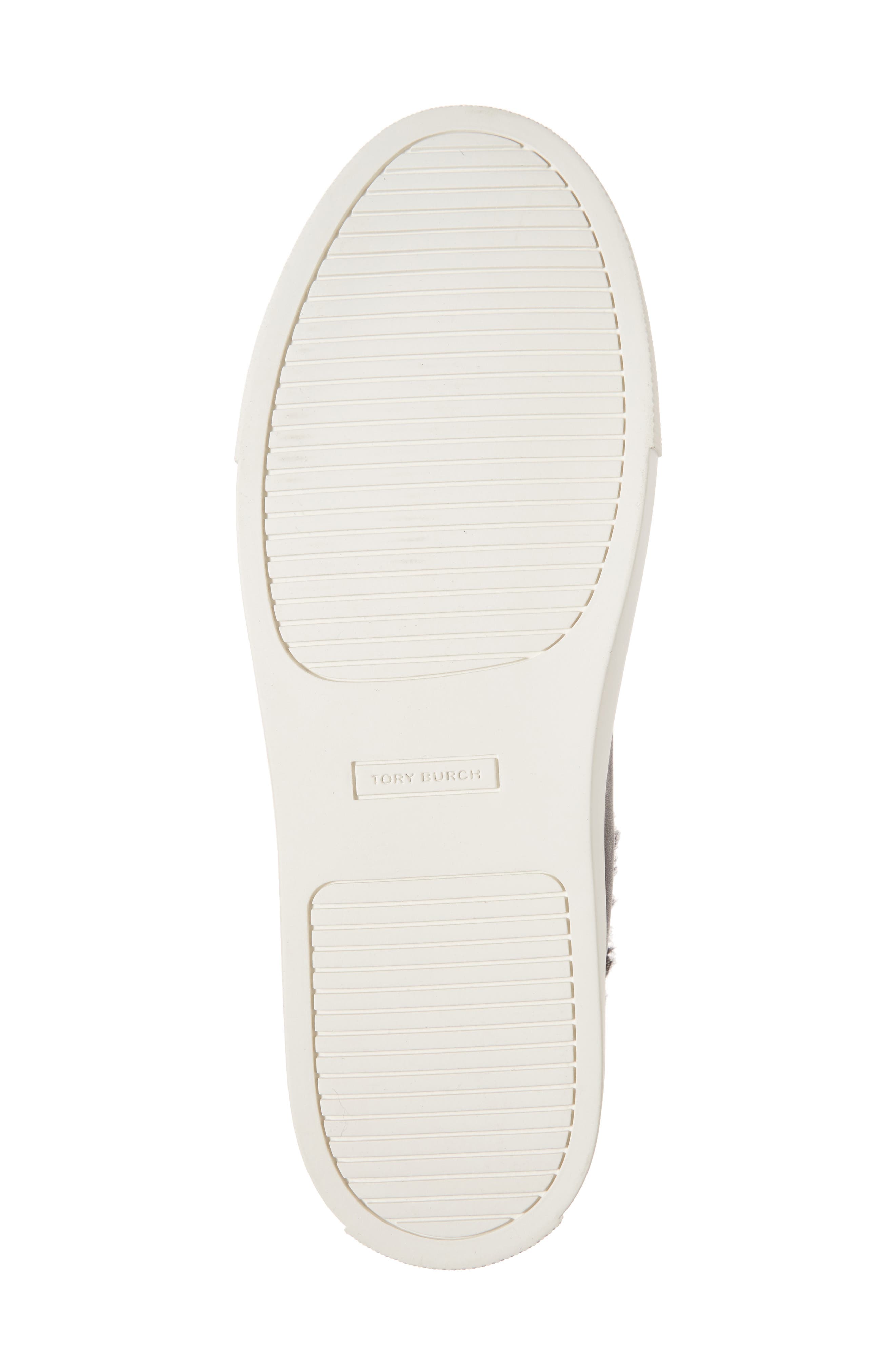 Tory Burch Lawrence Genuine Shearling Lined Sneaker, Alternate, color, 