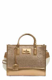 Chiswick Raffia Metallic Tote