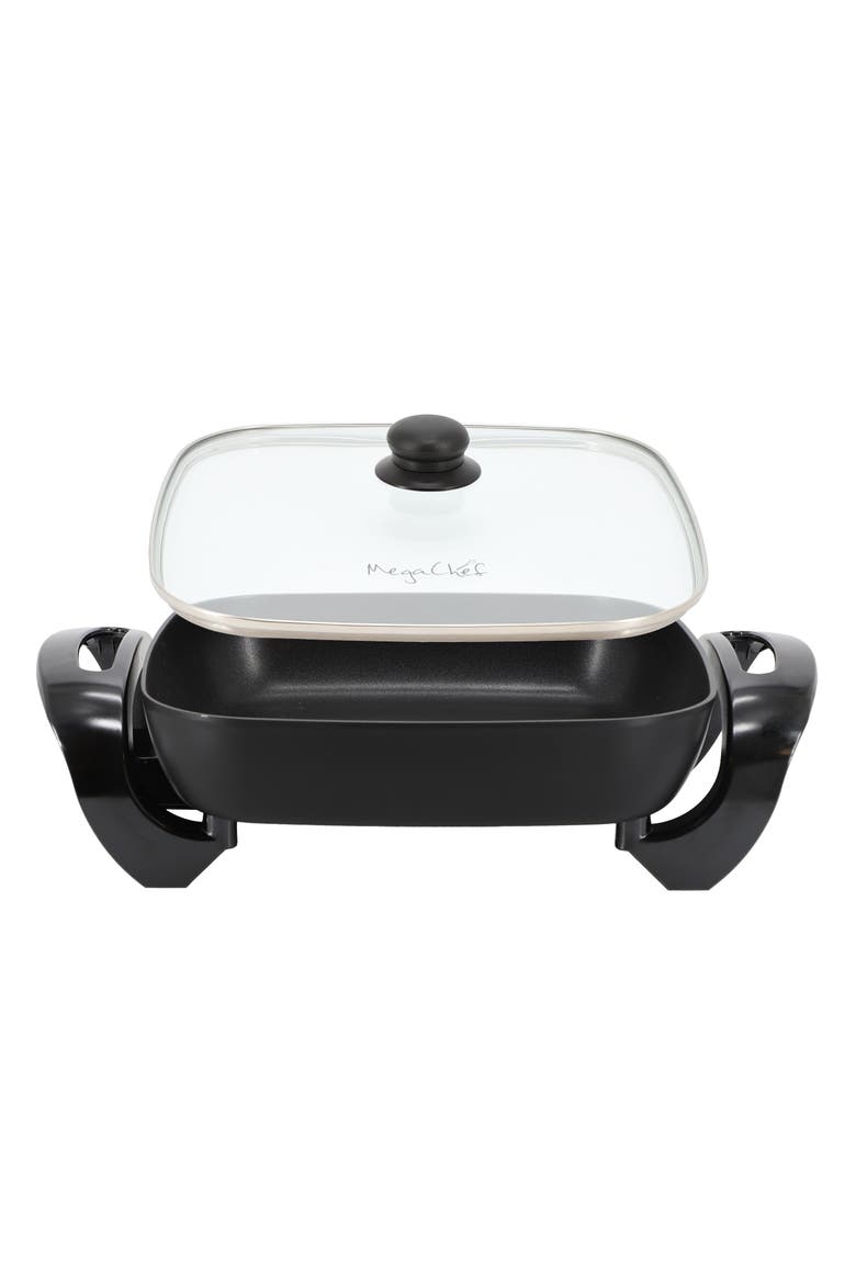 11.81 Inch Electric Skillet with Non-Stick Coating, Alternate, color, Black