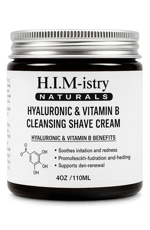 Hyaluronic Cleansing Shave Cream