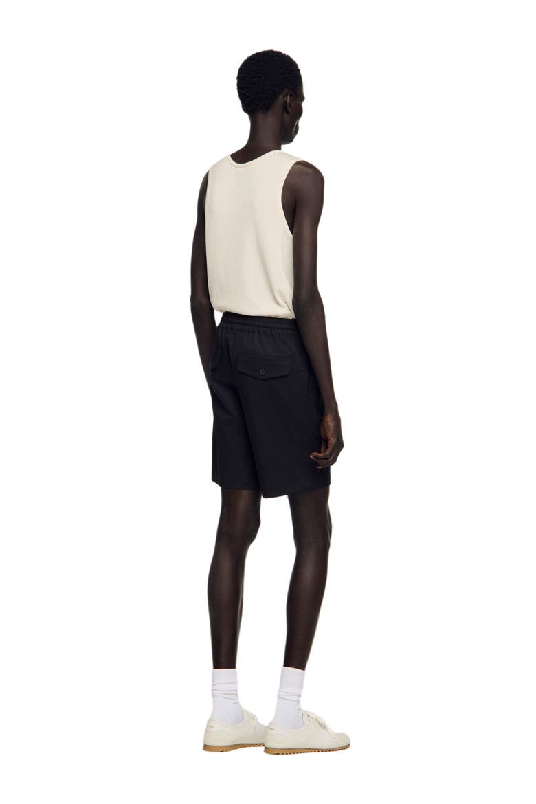 Cotton shorts, Alternate, color, Black