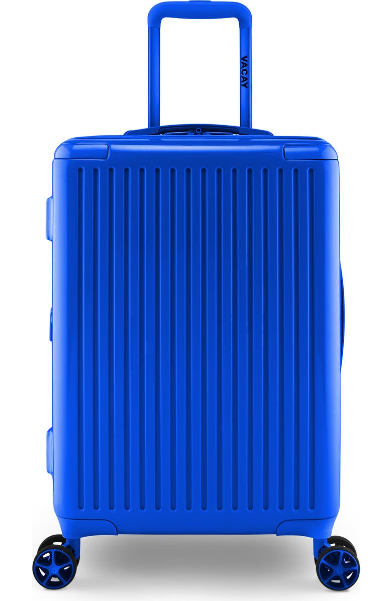 Vacay Radiant Elements Blues 22" Hardside Spinner Suitcase, Main, color,