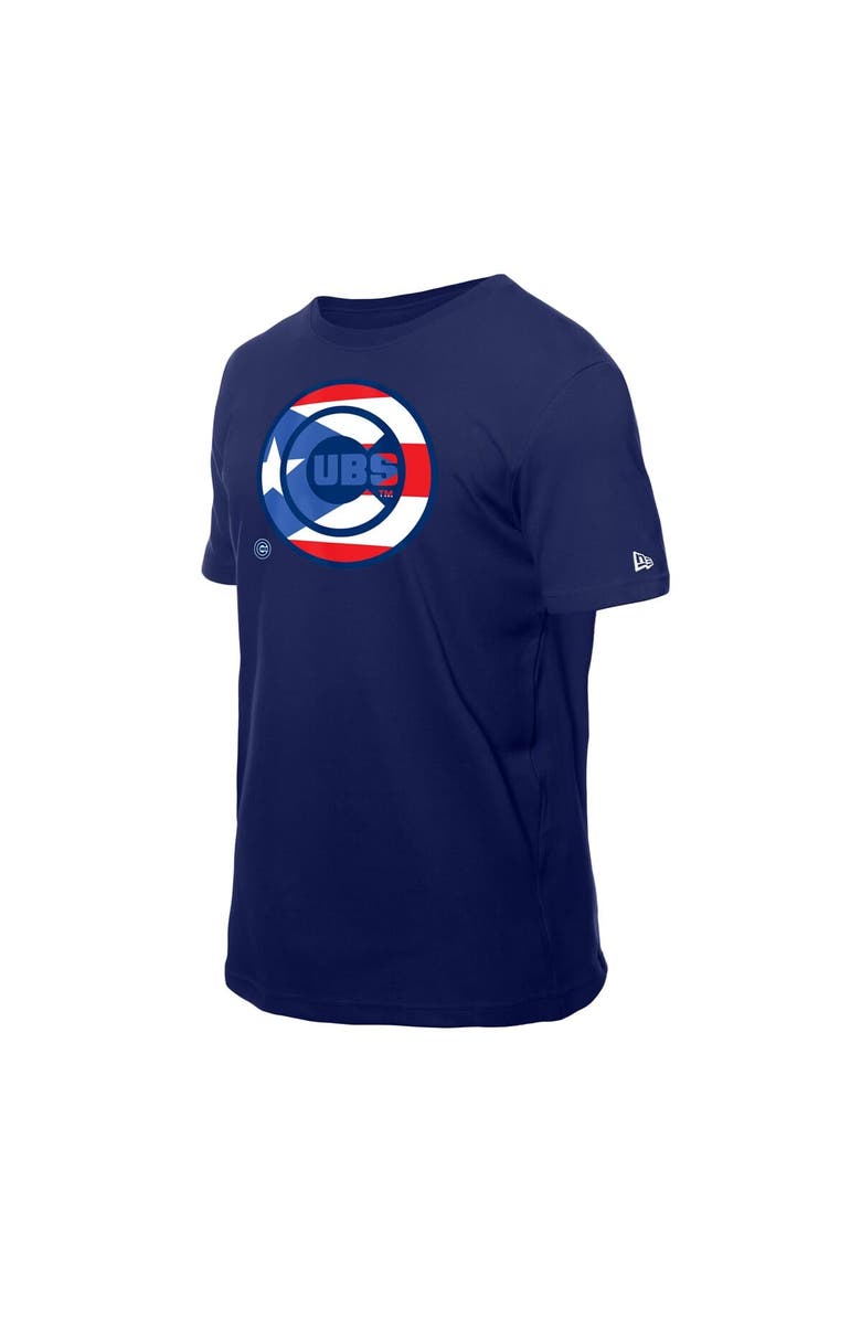 New Era Men's New Era Royal Chicago Cubs Puerto Rican Flag Logo T-Shirt, Alternate, color, Royal
