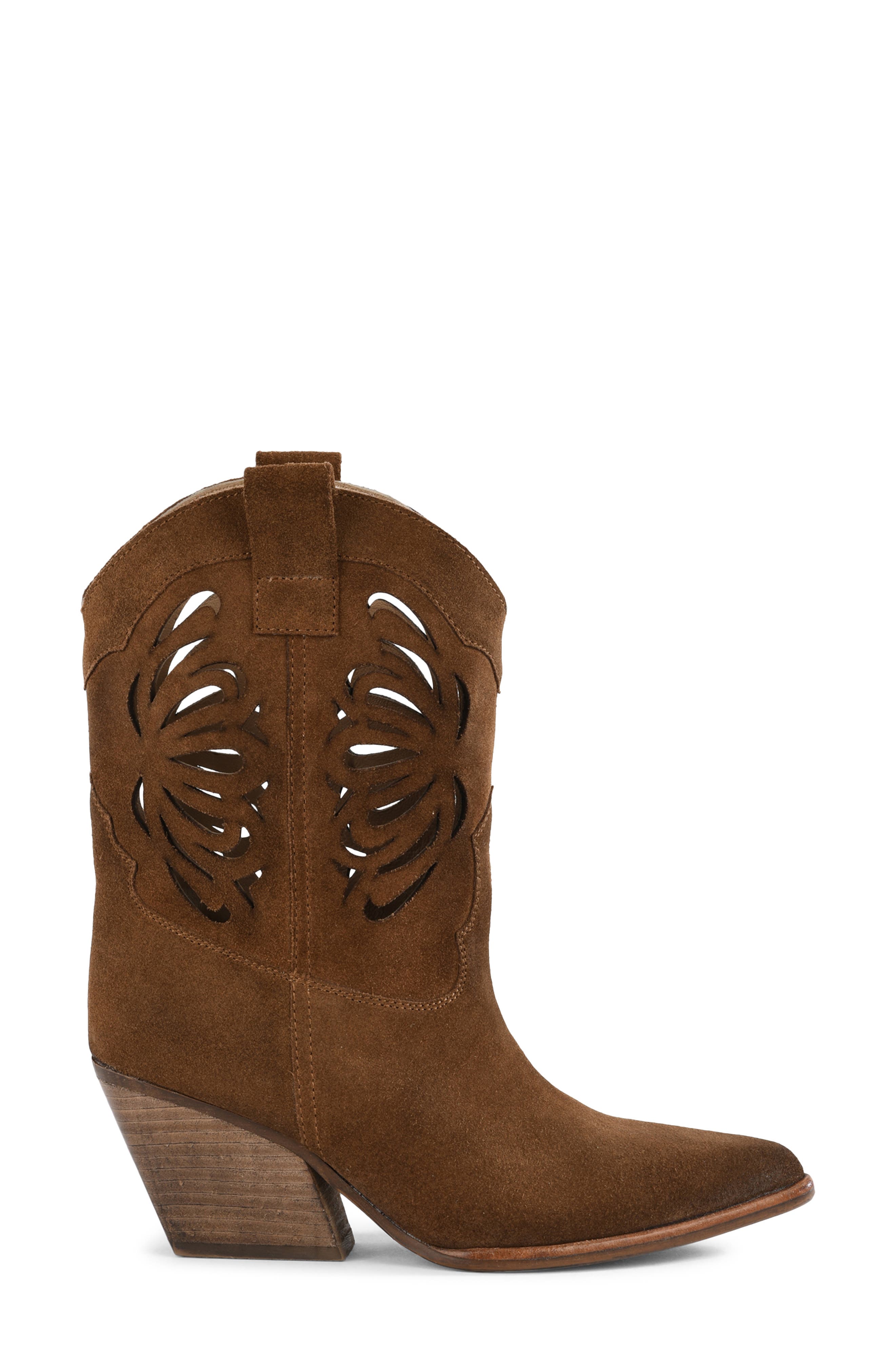 Seychelles Go West Cowboy Boot, Alternate, color, Brown