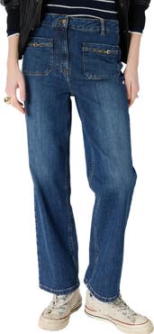 GERARD DAREL Arlina Monogram Pocket Detail Jeans