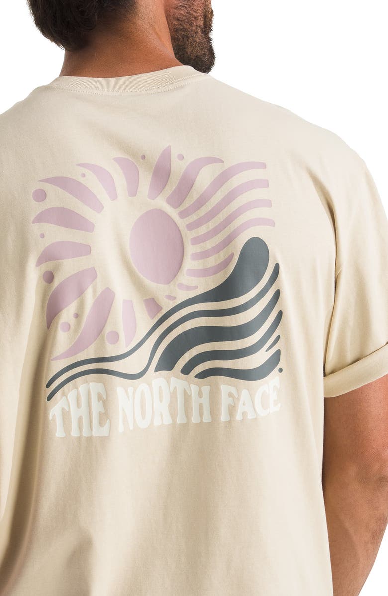 The North Face Sun Oversize Cotton Graphic T-Shirt, Alternate, color, Desert Stone