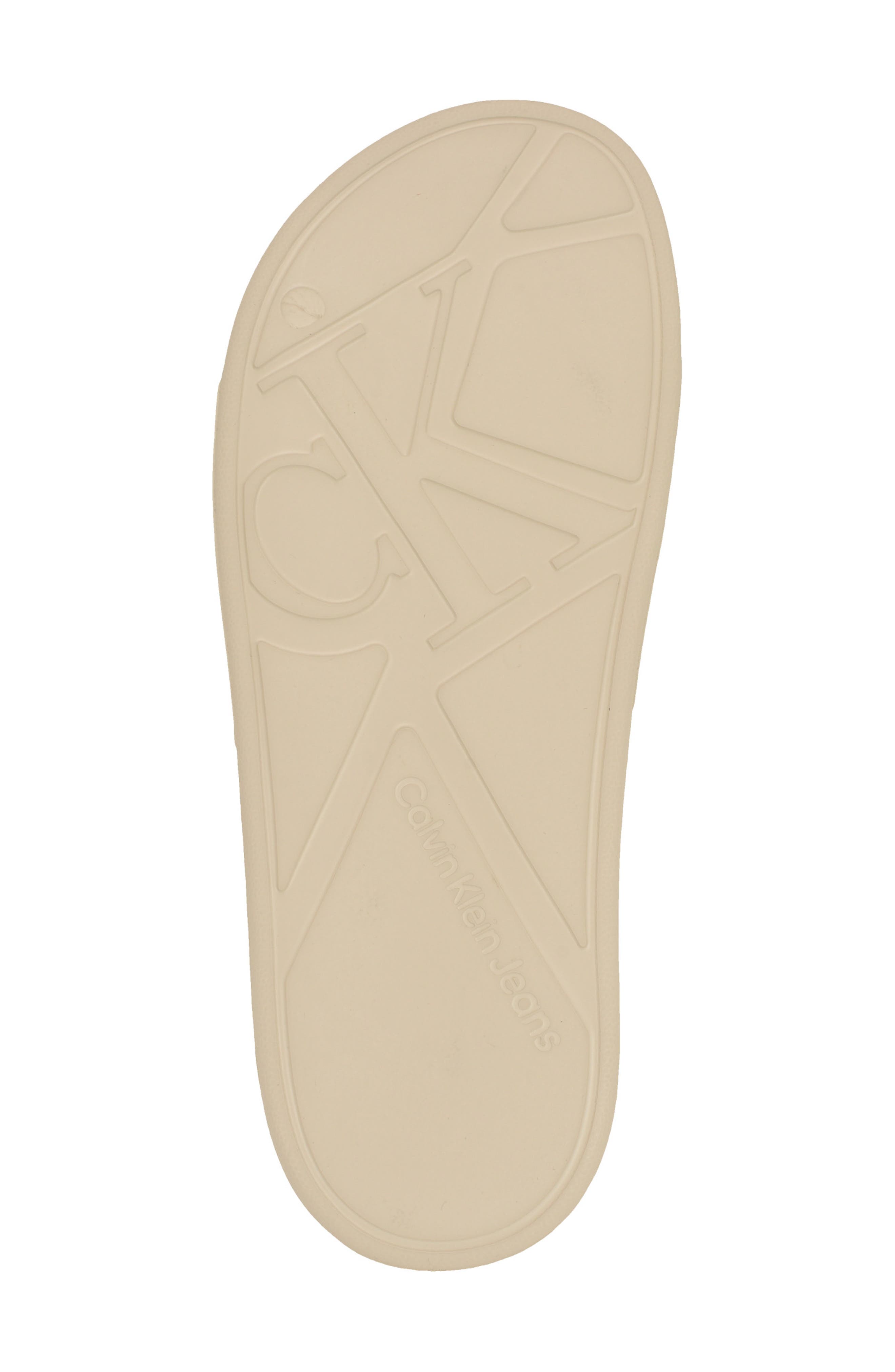 Calvin Klein Wythe Slide Sandal, Alternate, color, Medium Natural