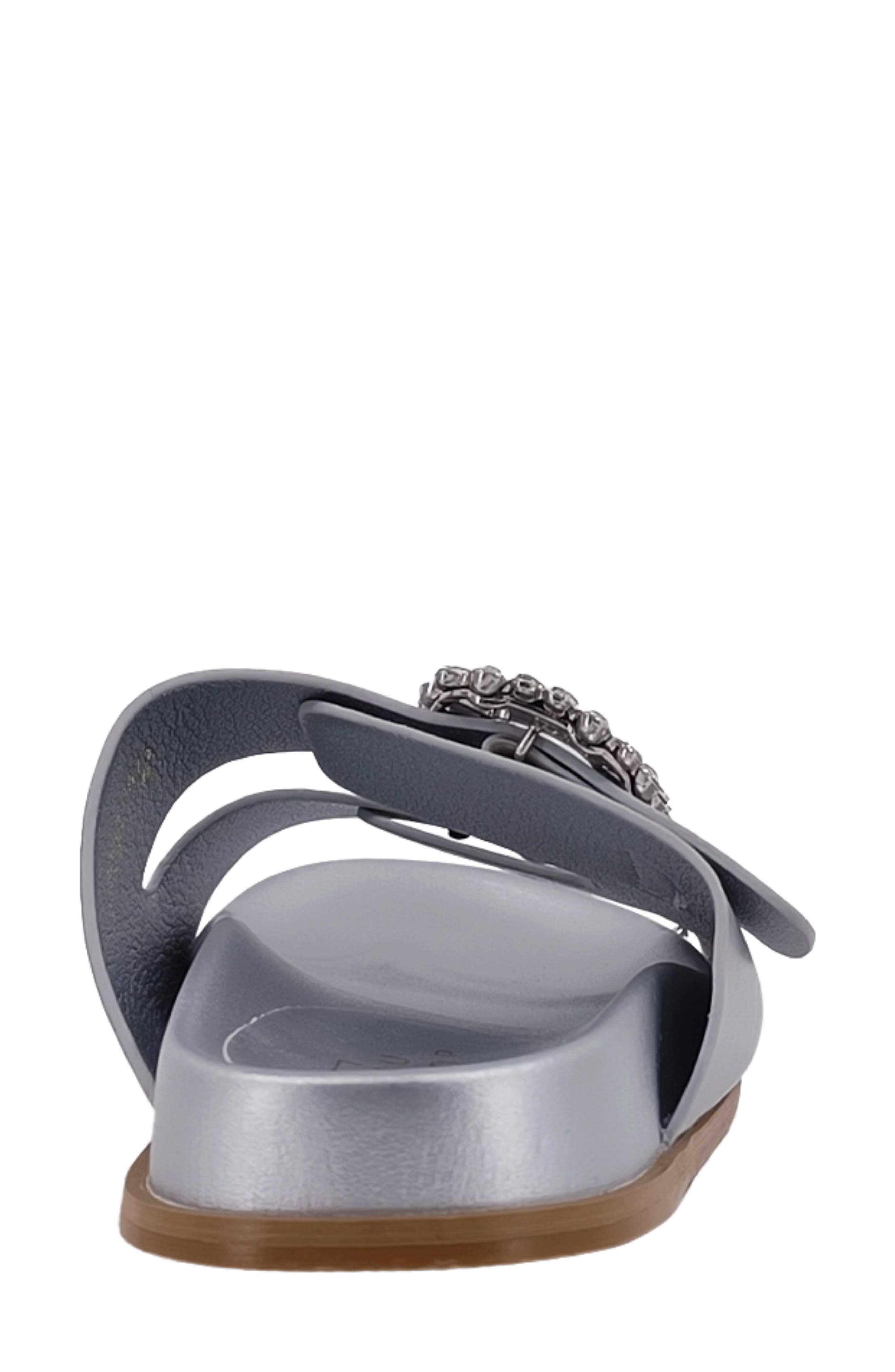 SHUSHOP Bridget Sandal, Alternate, color, Silver