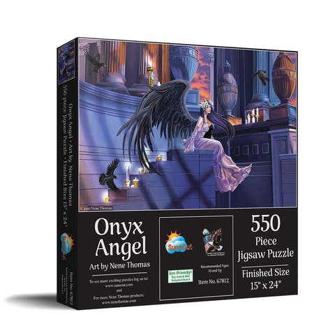 Onyx Angel 550 piece Jigsaw Puzzle for Adults