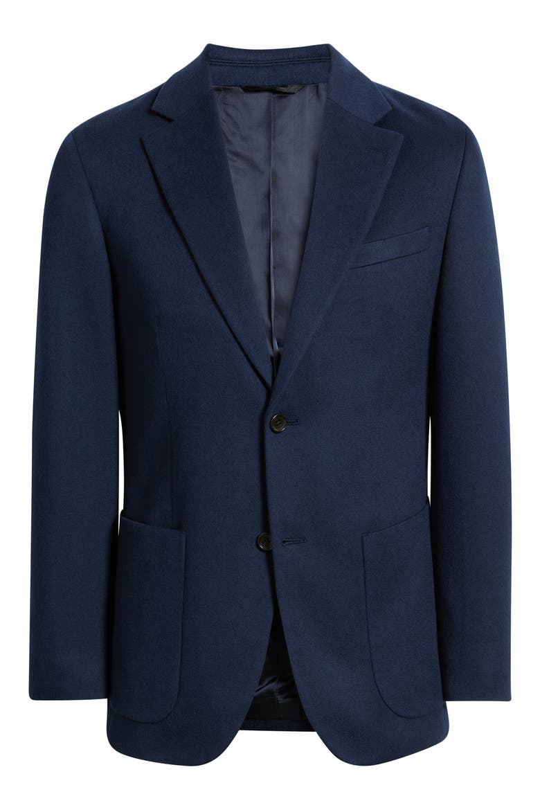Henrik Cashmere Sport Coat, Alternate, color, NAVY SAPPHIRE