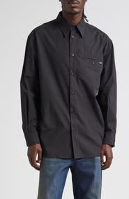 MM6 Maison Margiela Long Sleeve Button-Up Shirt