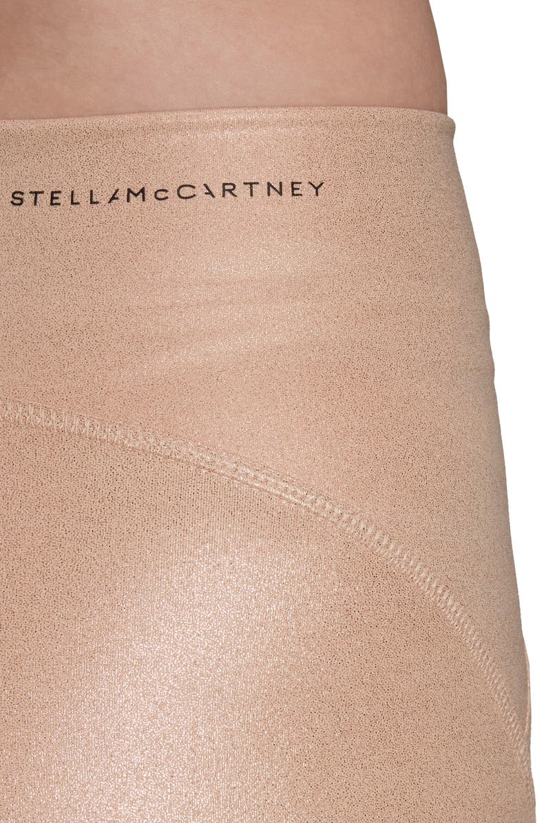 adidas by Stella McCartney Shiny Cycling Shorts, Alternate, color,