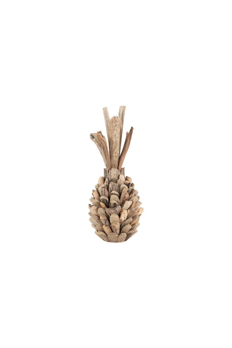 Decorative Driftwood Pineapple, Main, color, Natural