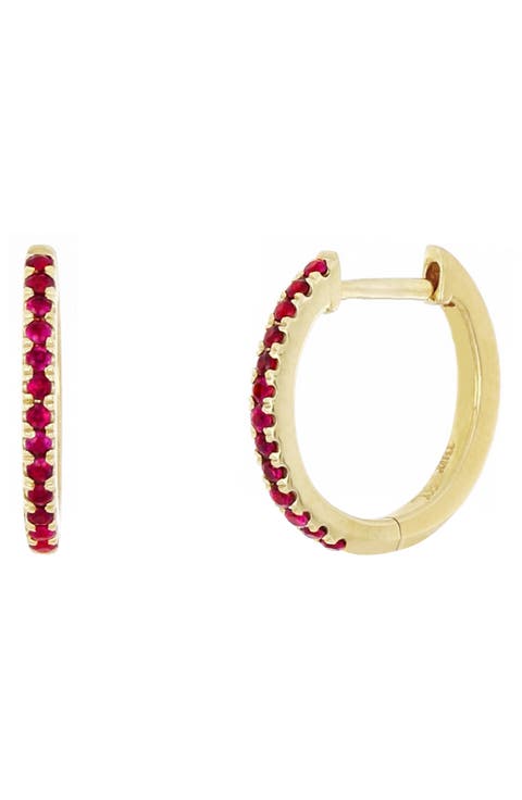 El Mar Huggie Hoop Earrings