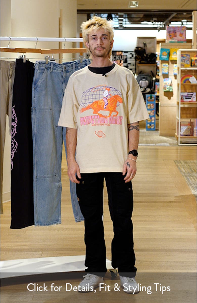 Cowboy Bliss Crop Cotton Graphic T-Shirt, sales video thumbnail