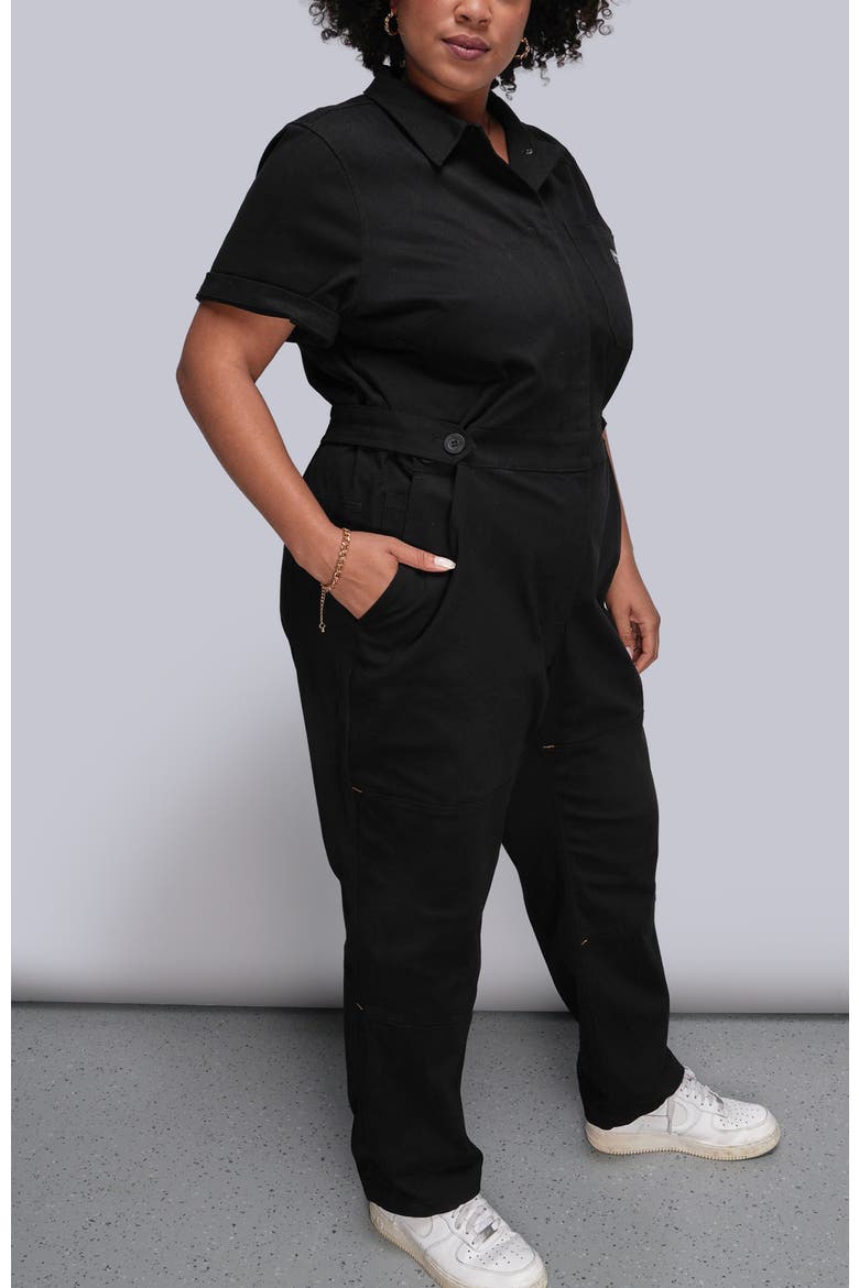 The Essential High Waisted Coverall, Alternate, color, BLACK