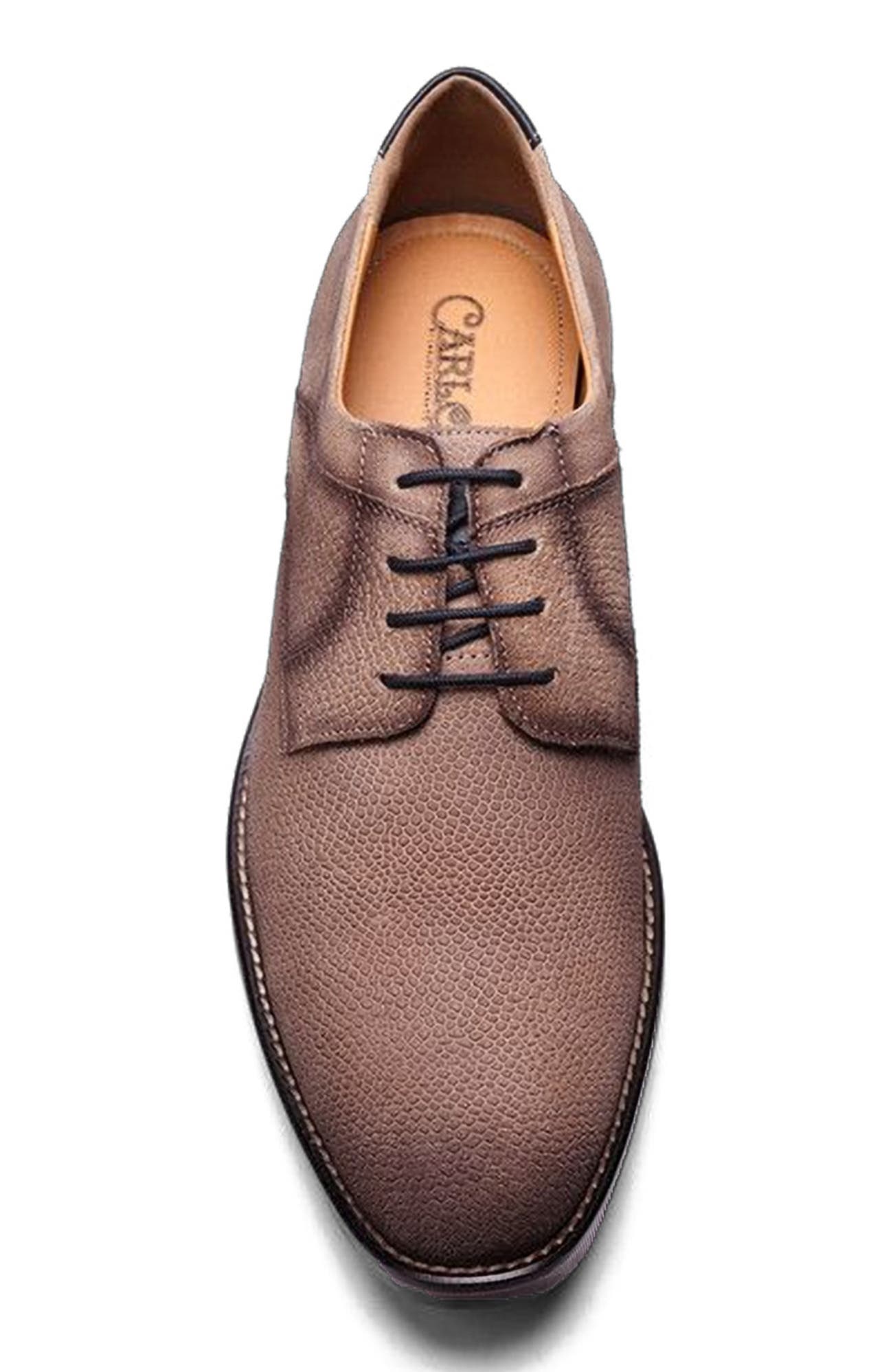 CARLOS SANTANA London Derby Lace-up, Alternate, color, Taupe Suede
