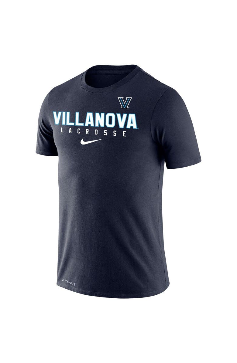 Nike Men's Nike Navy Villanova Wildcats Lacrosse Legend 2.0 Slim Fit Performance T-Shirt, Alternate, color,