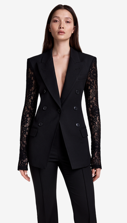 Lace Sleeve Not A Db Blazer