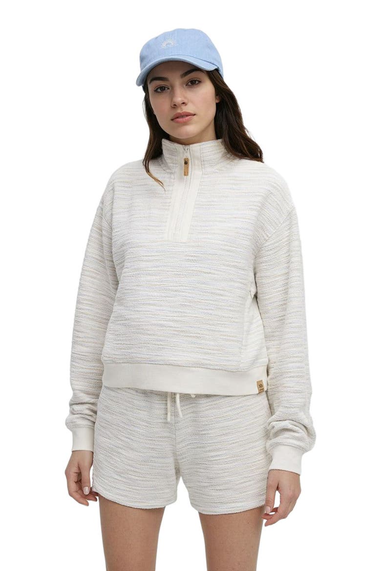 Elkhorn 1/4 Zip, Main, color, Cotton White Flash Stripe