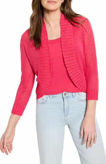 NIC+ZOE Linen Blend Bolero Cardigan
