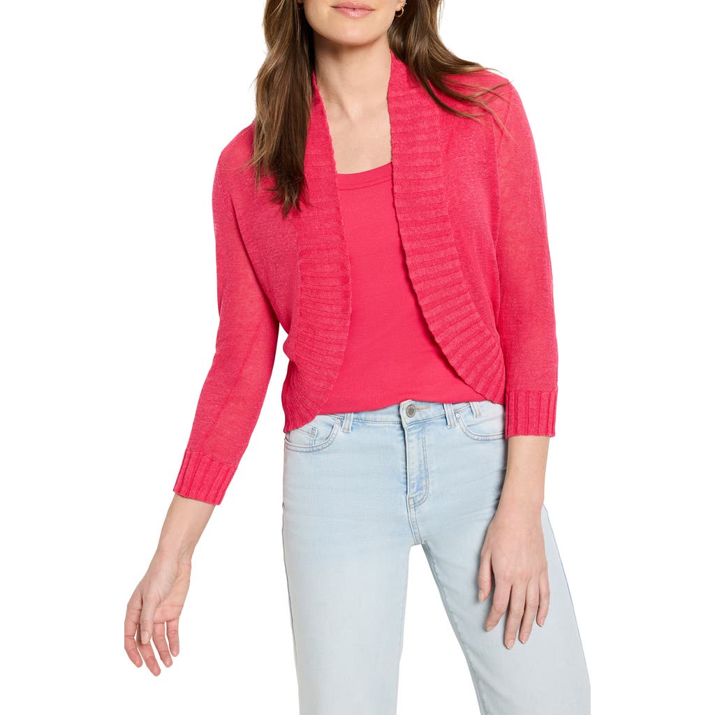 Nic + Zoe Nic+zoe Linen Blend Bolero Cardigan