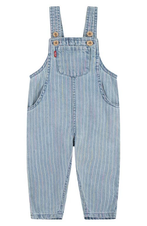 LEVI'S LEVI'S RAINBOW STRIPE DENIM OVERALLS 