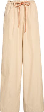 Kallmeyer Wesley Wide Leg Cotton Drawstring Pants
