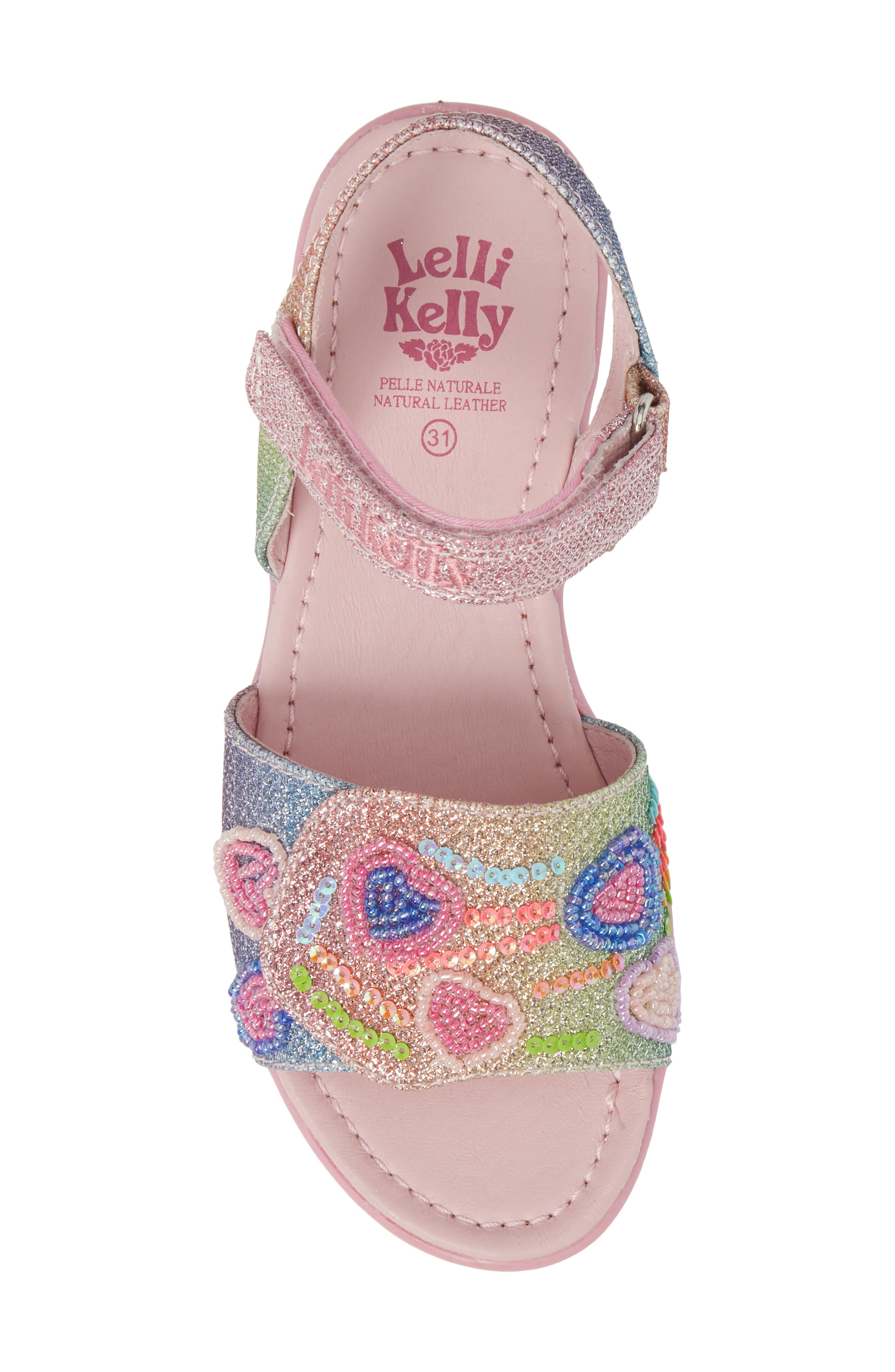 Lelli Kelly Beaded Sandal, Alternate, color, 