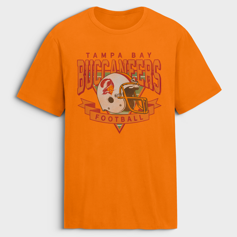 Men's Fanatics Orange Tampa Bay Buccaneers Old Fashion Rushing Legacy Cotton T-Shirt